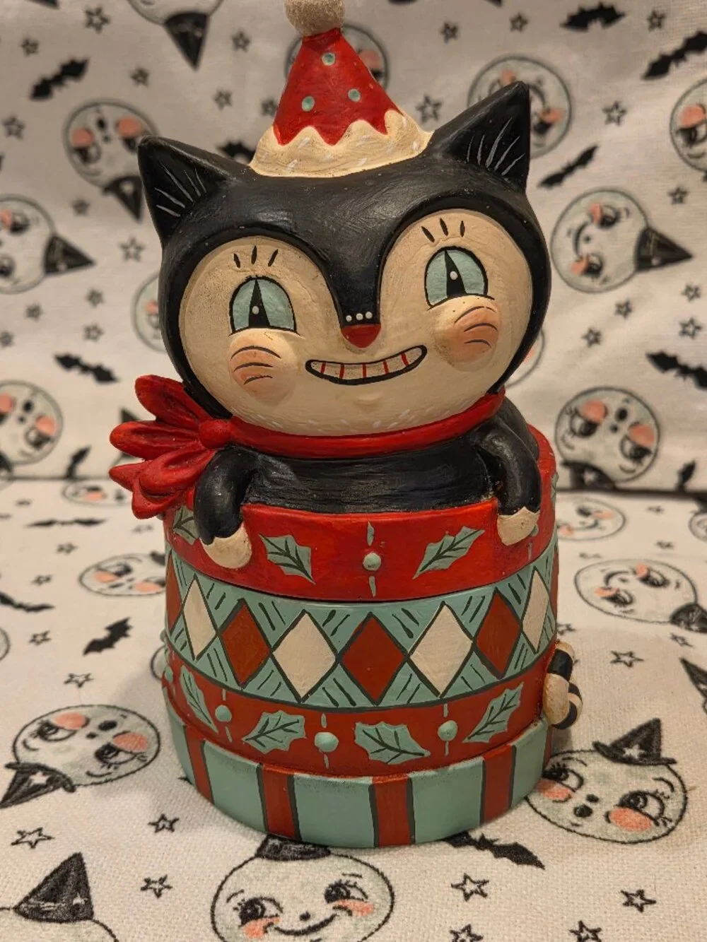 Johanna Parker for Bethany Lowe Dezzy Merry Boo Gift Box - Brand New! Christmas